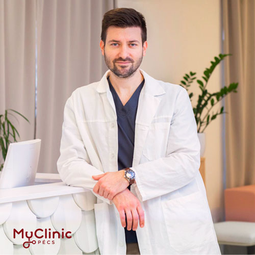 Dr. Piski Zalán a MyClinic Pécs fül-orr-gégész szakorvosa