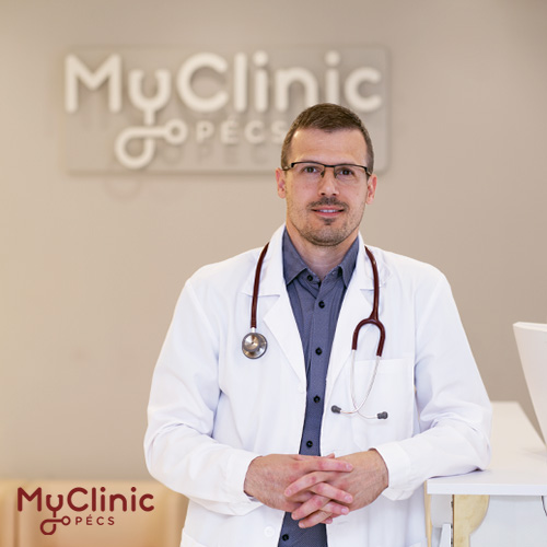 Dr. Gyimesi Tamás a pécsi klinikánk belgyógyásza, diabetológusa, nephrológusa